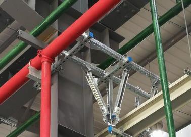 惠来该抗震支架的整体式支吊架结构协调性好